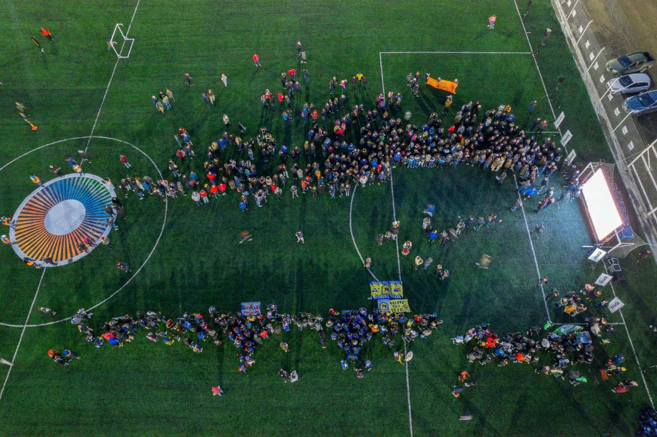 Inauguraron la primera cancha de césped sintético para baby fútbol en Melo  » Portal Medios Públicos