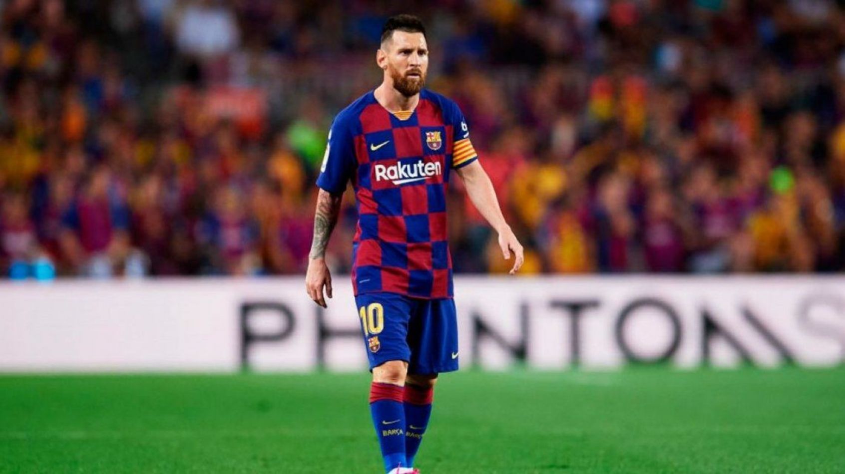 Lionel Messi regresó a las canchas con los nuevos Messi15 de