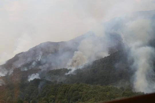 incendio parque nacional Nahuel Huapi