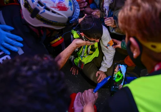 herido marcha de jubilados