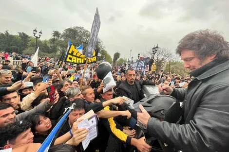 Javier Milei acto Rosario