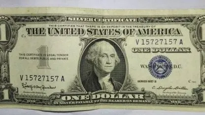 Dólar sello azul