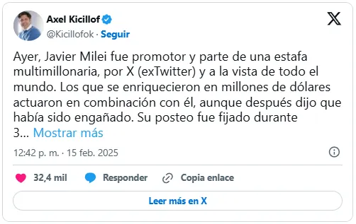 Kicilof X