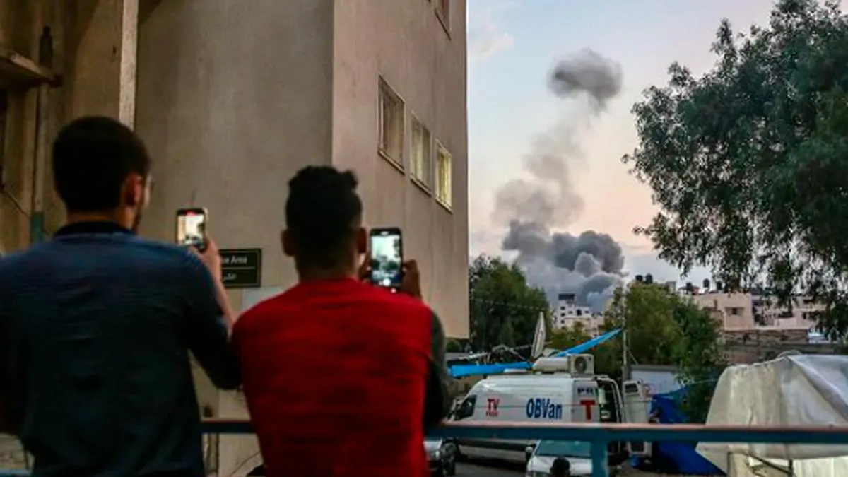 Bombardeo Israel