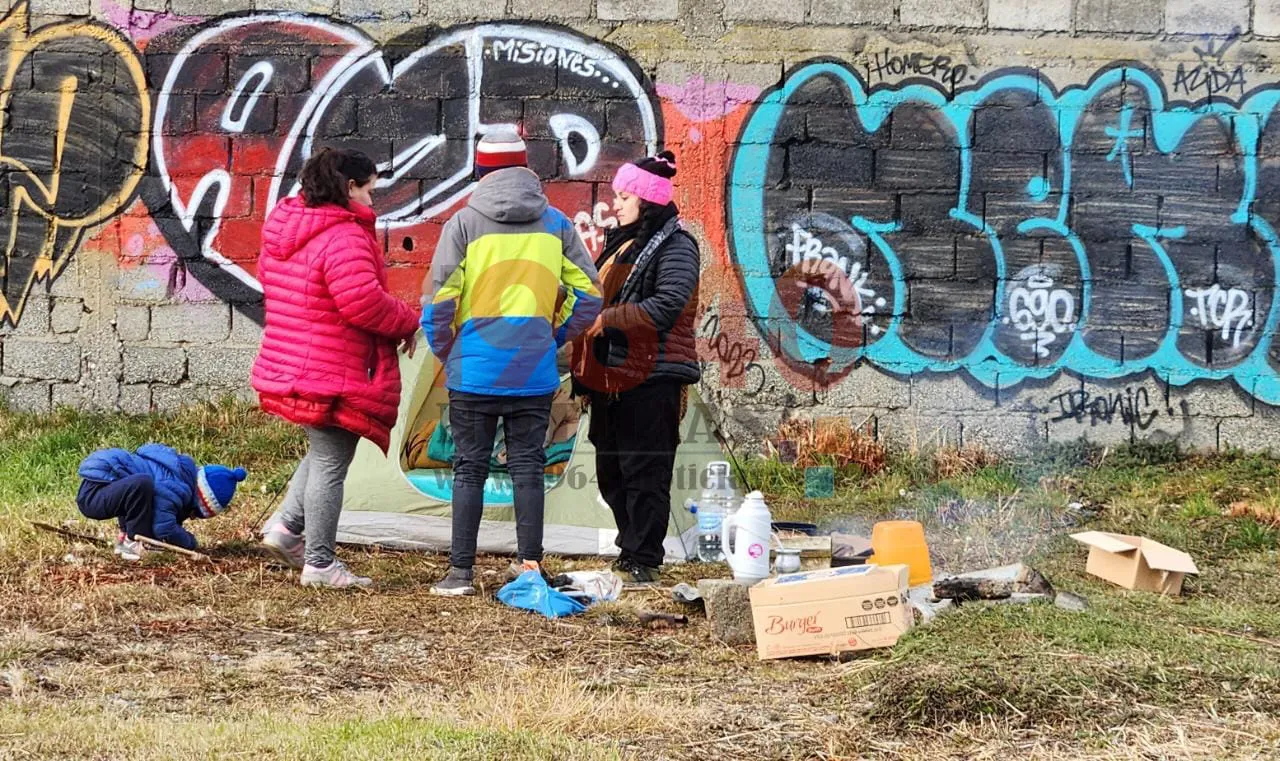 Familia situación de calle