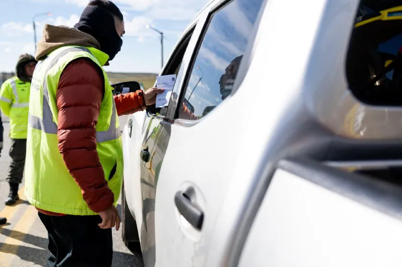 Control vehícular ruta