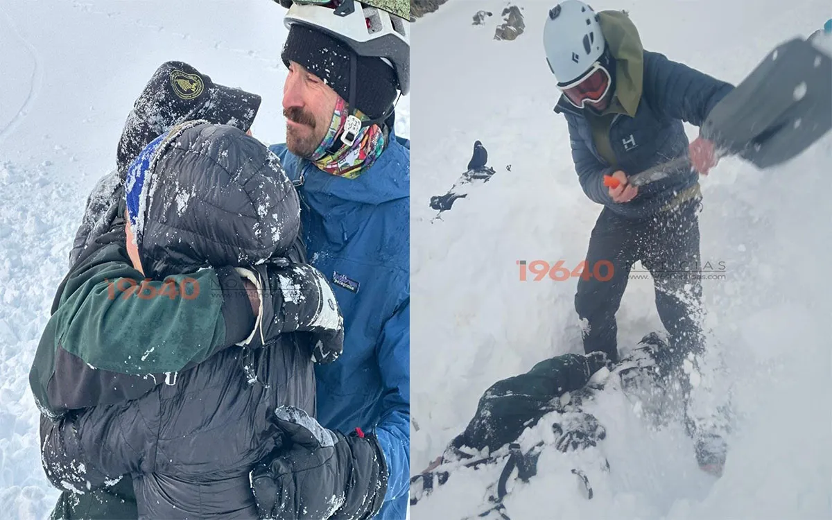 Rescate avalancha Laguna Turquesa