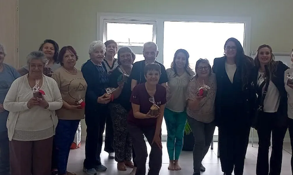 Internas donación de pan dulce