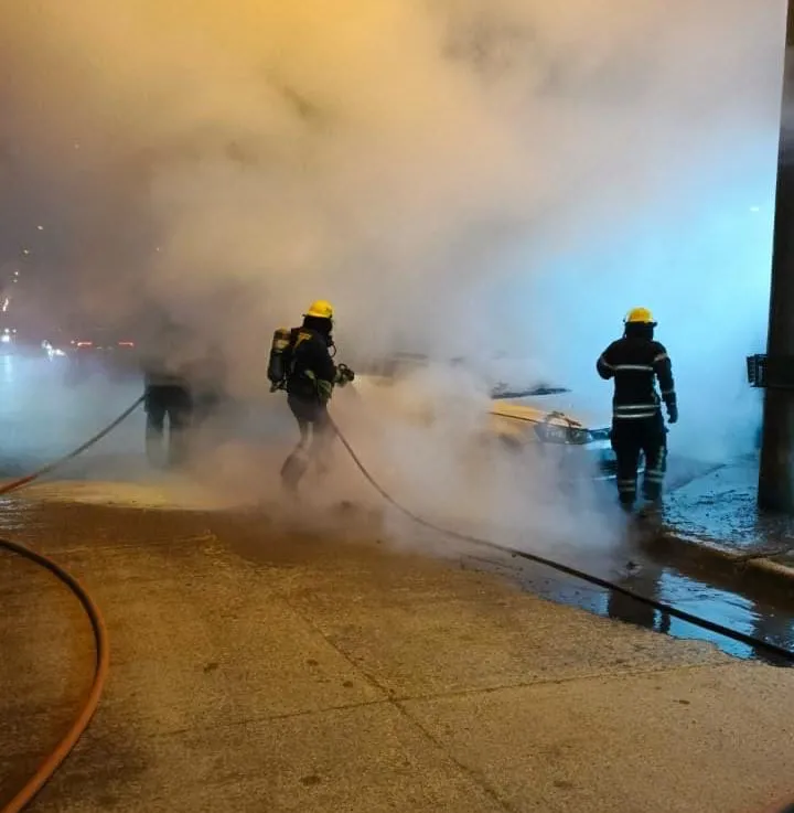 Incendio vehiculo