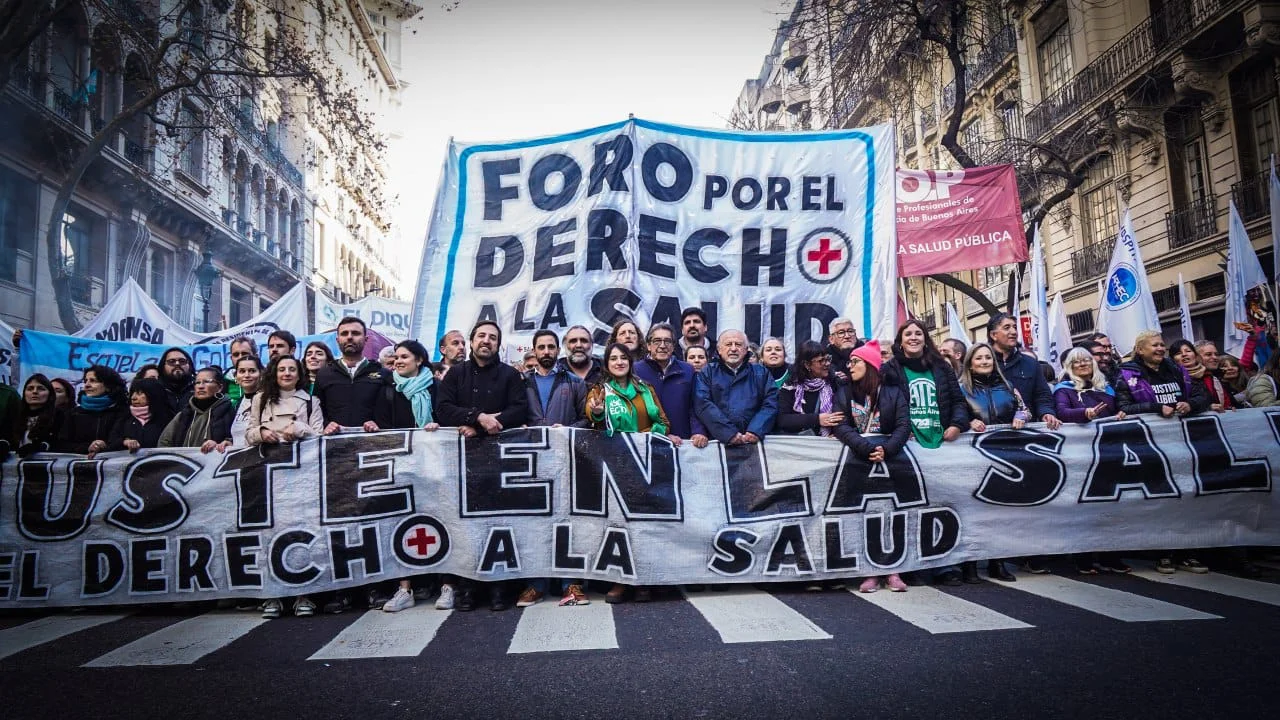 marcha por la salud publica