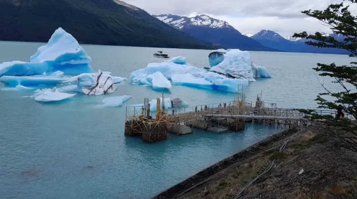 Tempanos en el Glaciar Perito Moreno, El Calalate
