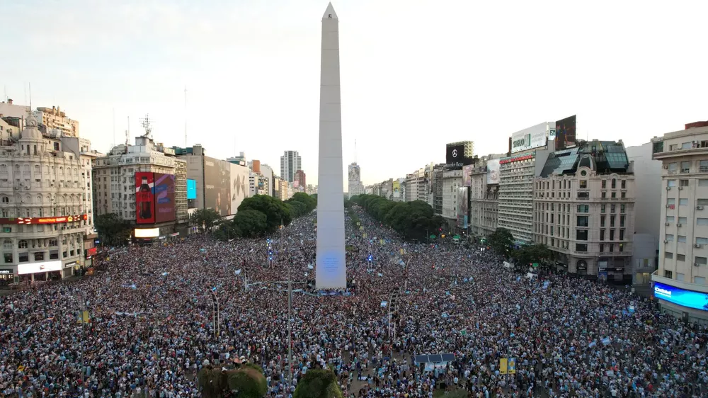 Obelisco Argentina Campeón del Mundo