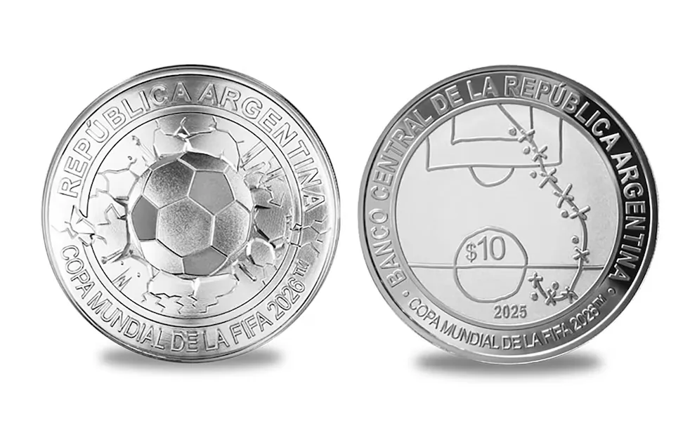 Moneda de Maradona