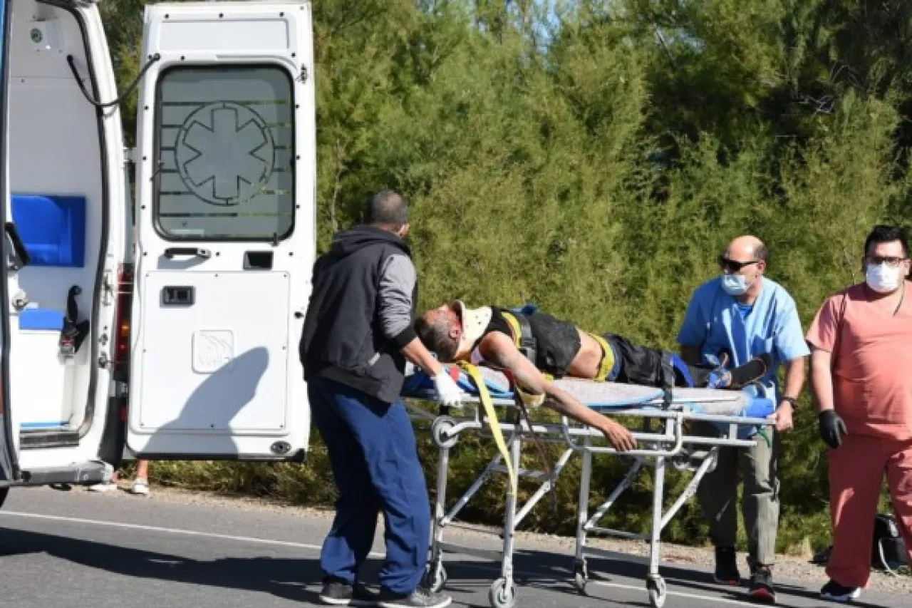 Ciclista herido