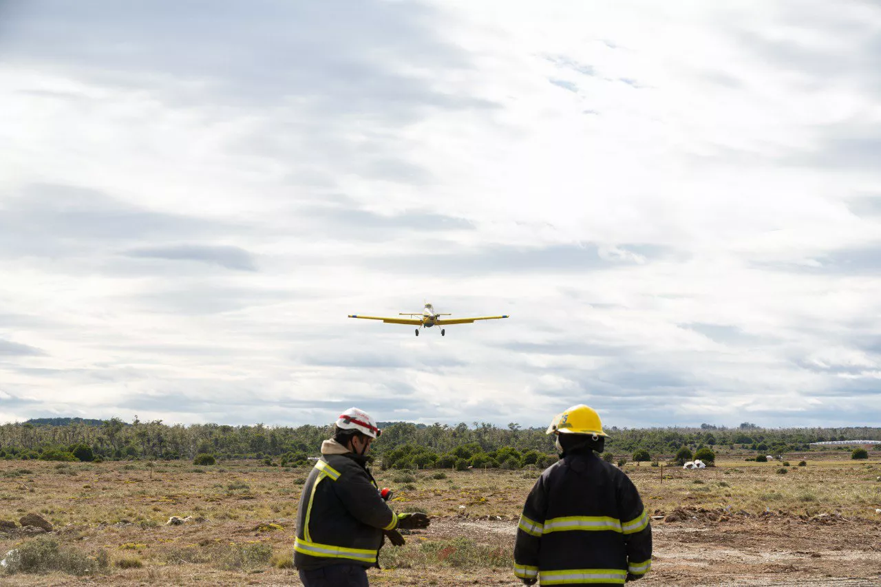 Incendio en la Reserva Provincial Corazón de la Isla
