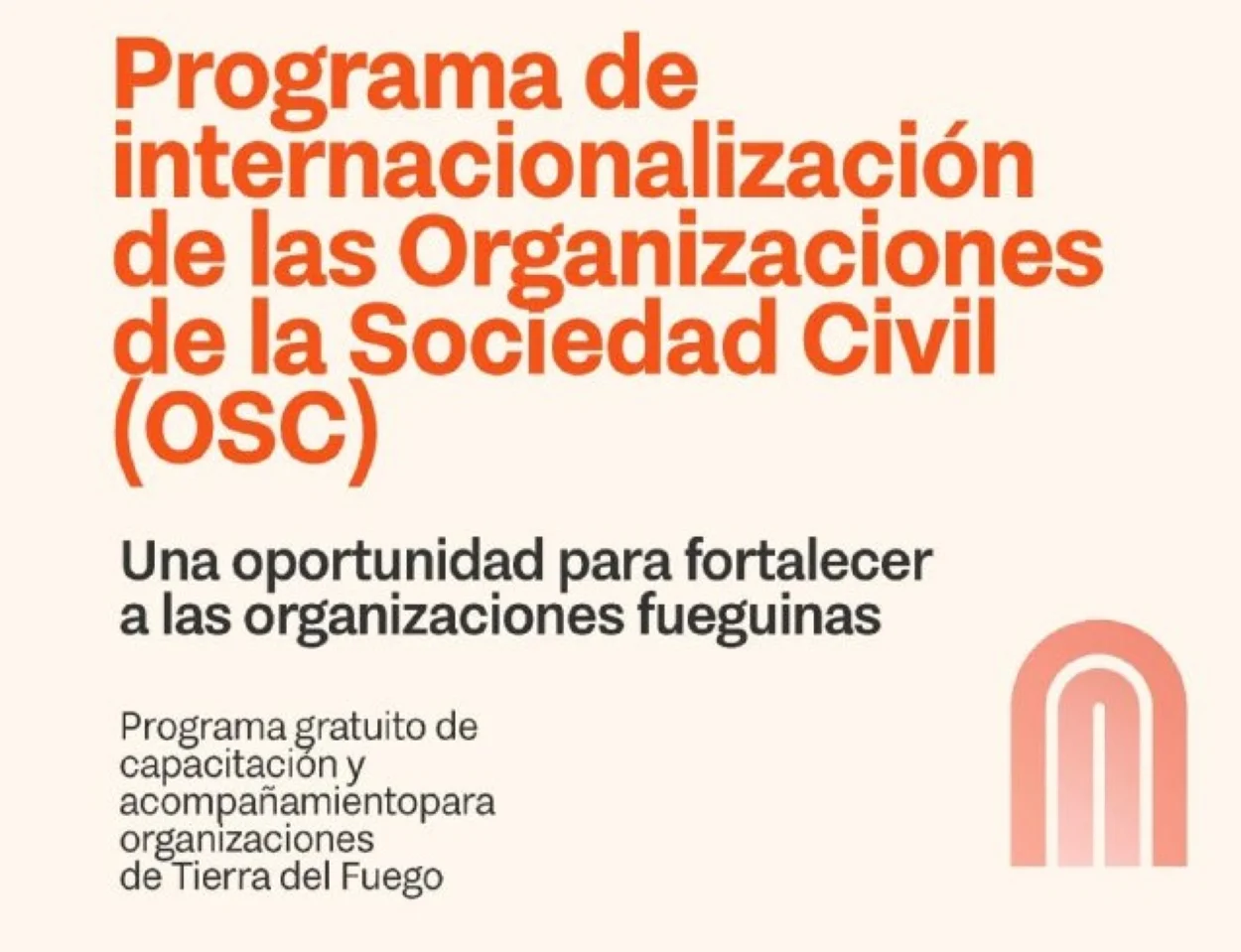 Programa de internacionalización de OSC- GOB