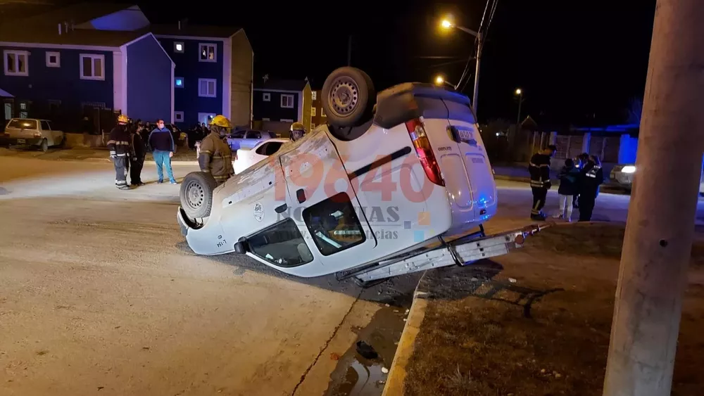 Vuelco calle Hna María Ruíz