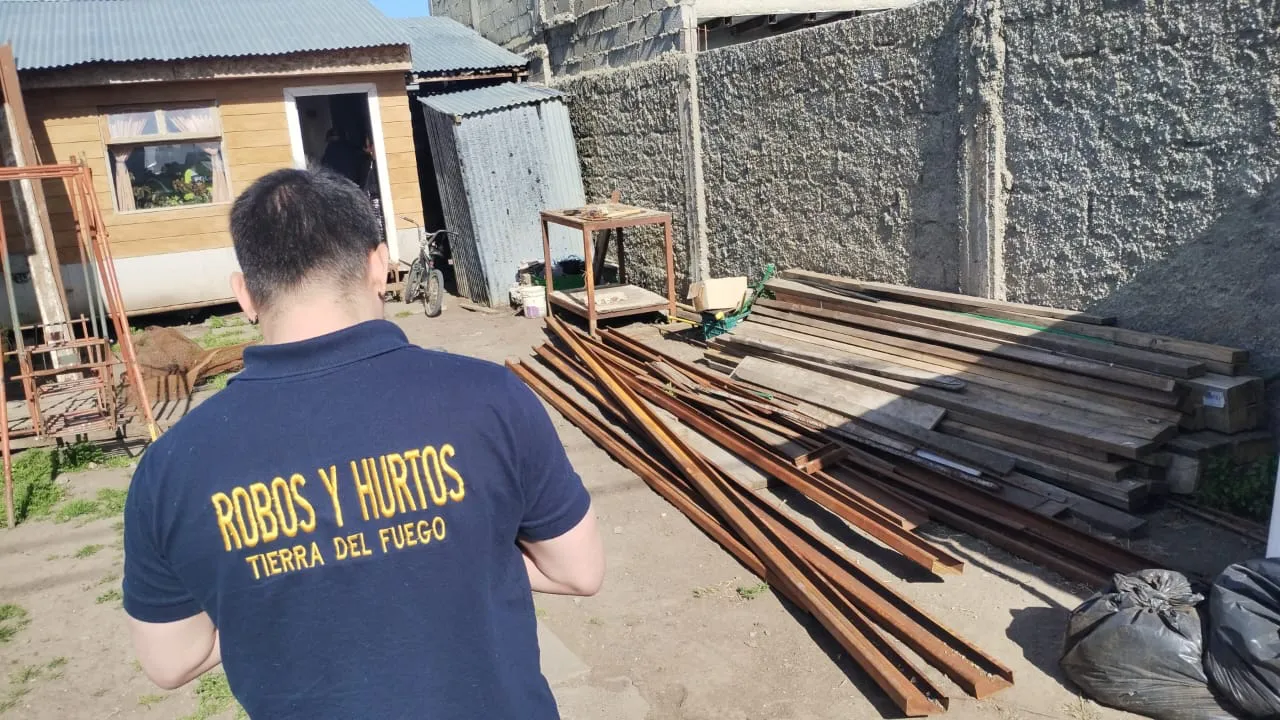 Allanamiento robo de materiales de contrucción