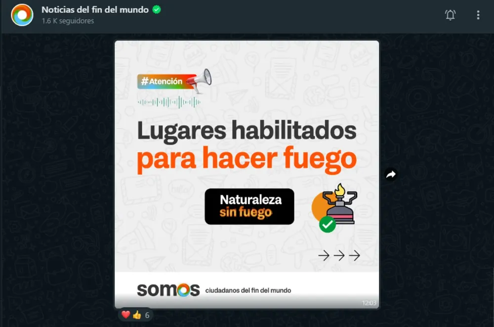 Canal de WhatsApp- Gobierno