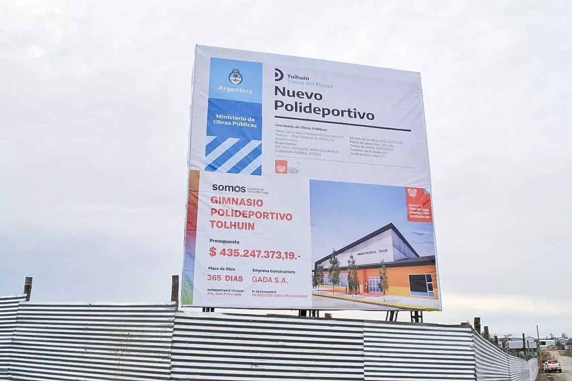Obra Gimnasio Tolhuin
