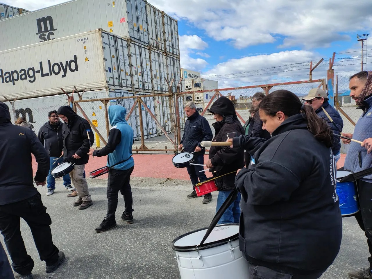 ate puerto manifestación