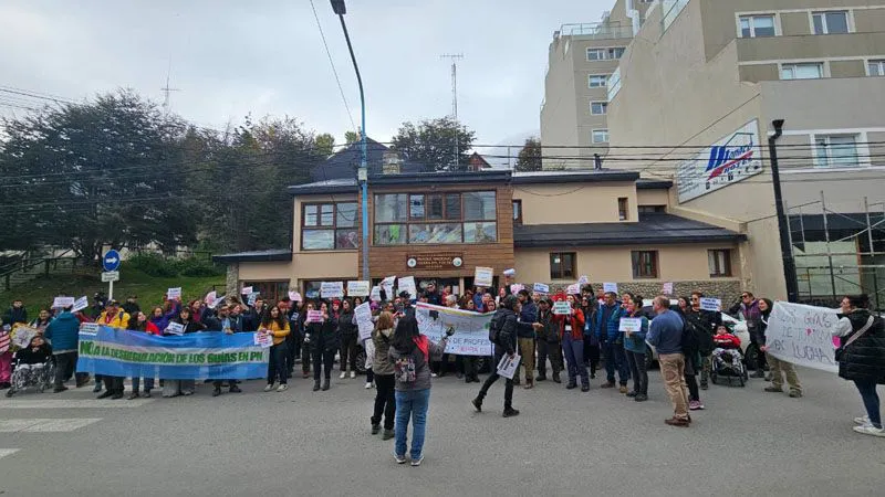 Protesta Guías de Turismo Ushuaia