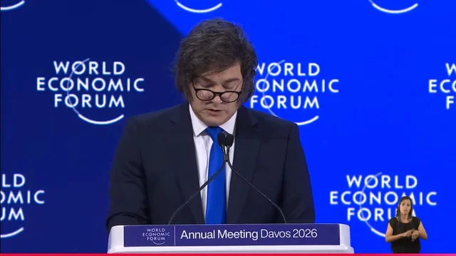 milei en davos 