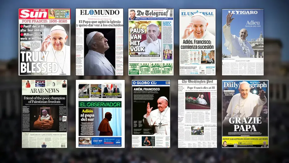 Tapas de diarios internacionales- papa Francisco