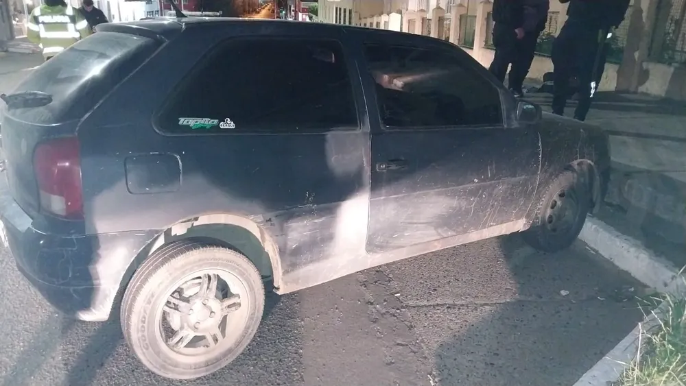 Preso amenaza policía