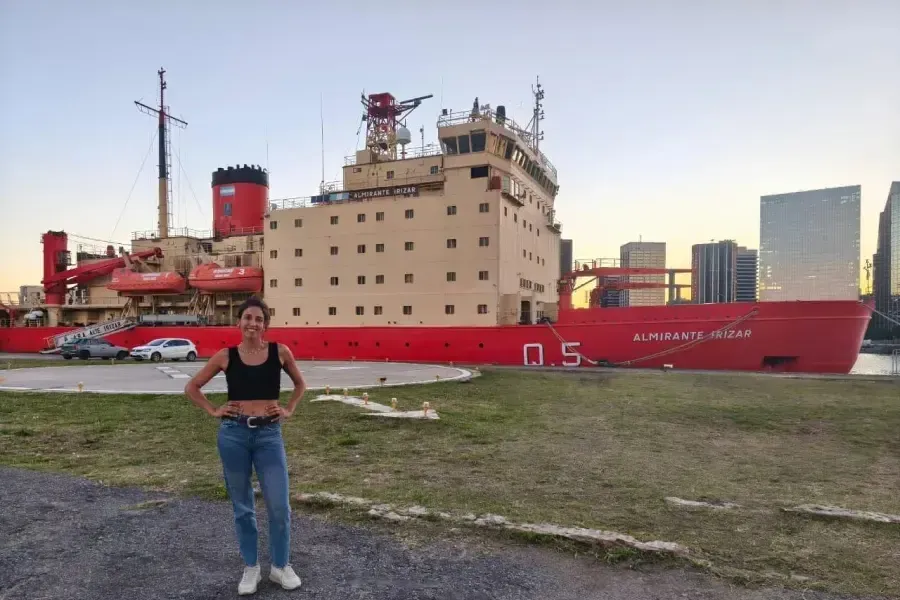 Geóloga tucumana Lucía Maisano,