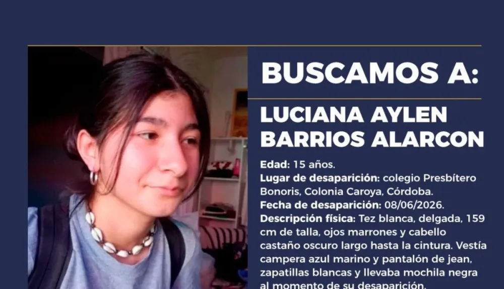 Alerta Sofía- Luciana Aylén Barrios Alarcón