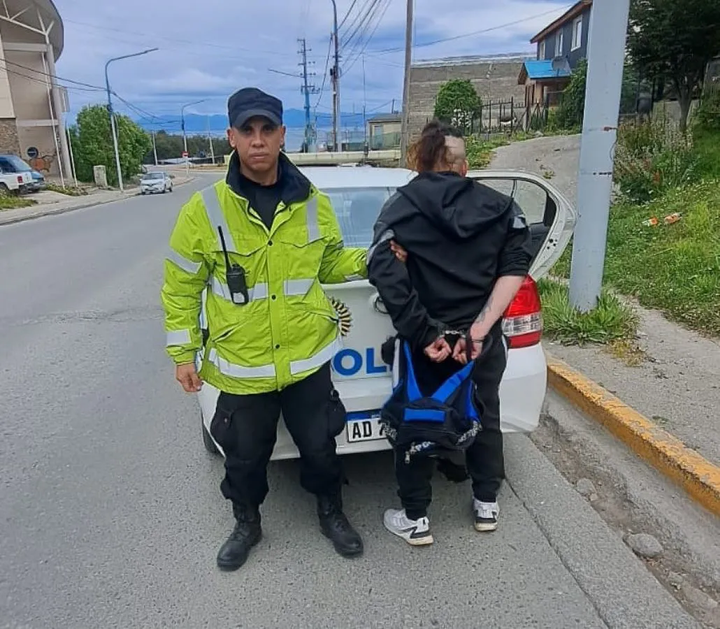 Motociclista EBRIO- Ushuaia