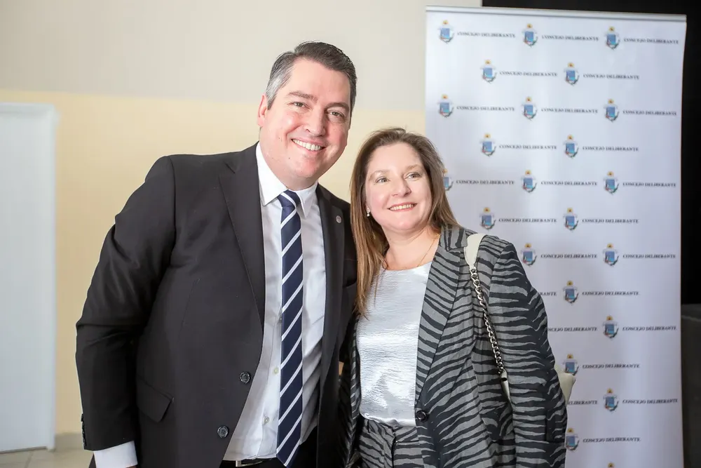 Daiana Freiberger con Martin Perez