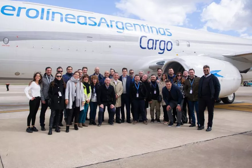 Aerolíneas presentación avión