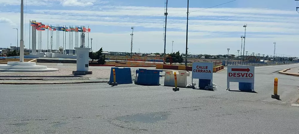 Doble avenida Santa Fe rotonda