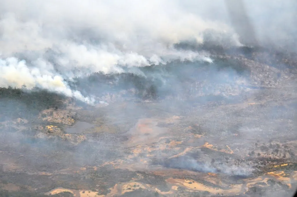 INCENDIO BAHIA TORITO AEREO