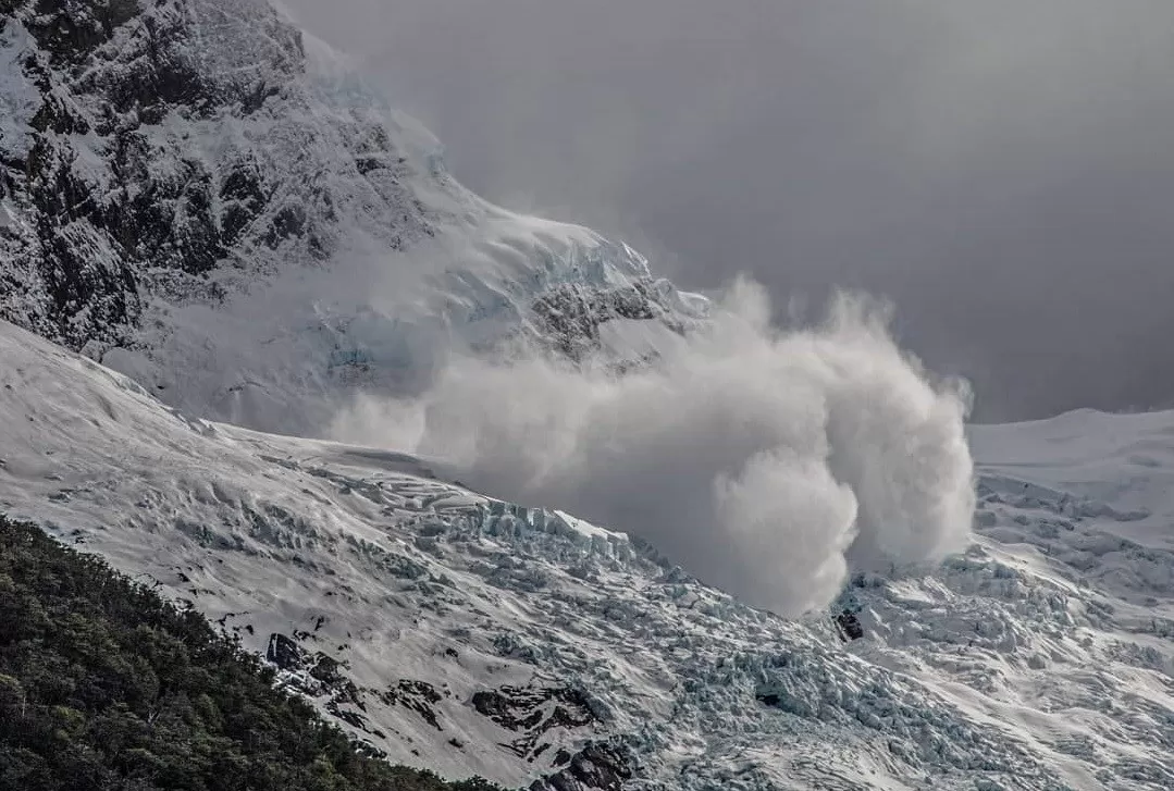 Glaciar avalancha