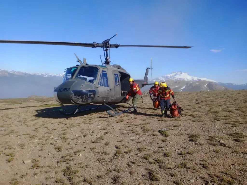 Ejercito Argentino- Incendio Parque Nacional Nahuel Huapi