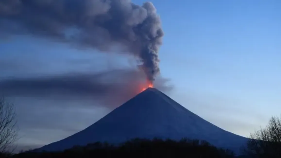 volcán ruso Klyuchevskoï
