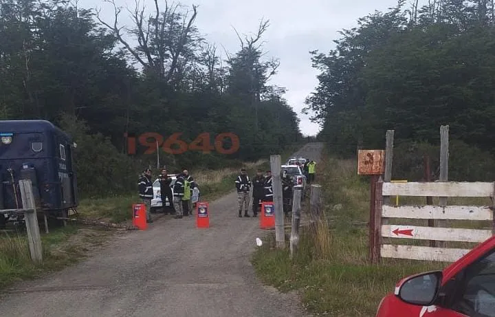 Desalojo Termas del Río Valdez