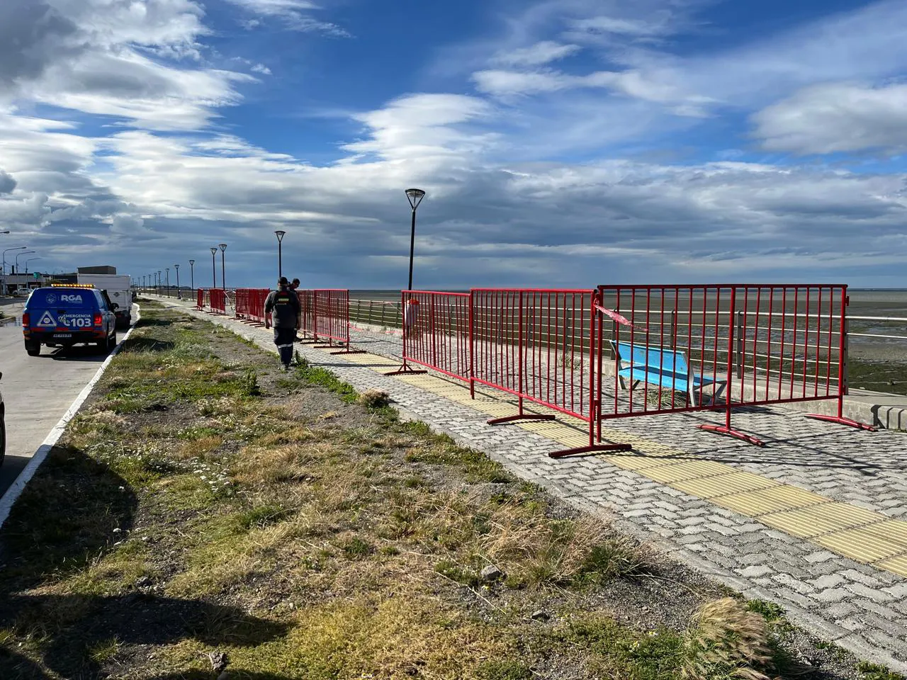 Pasarela paseo costero. Municipio de RG