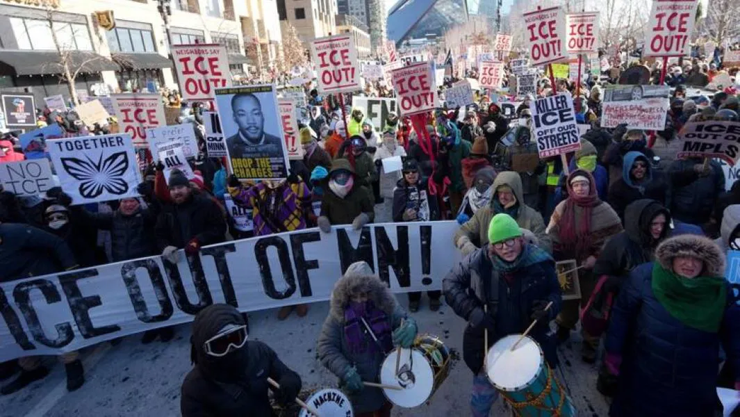 Marcha contra el ICE- Minneapolis