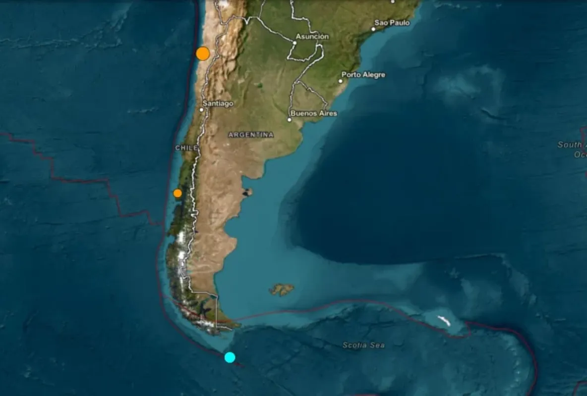Sismo Ushuaia- Chile