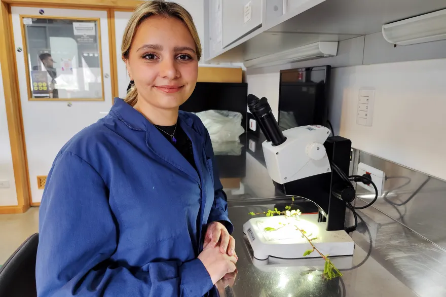 Fueguina becada en Italia 