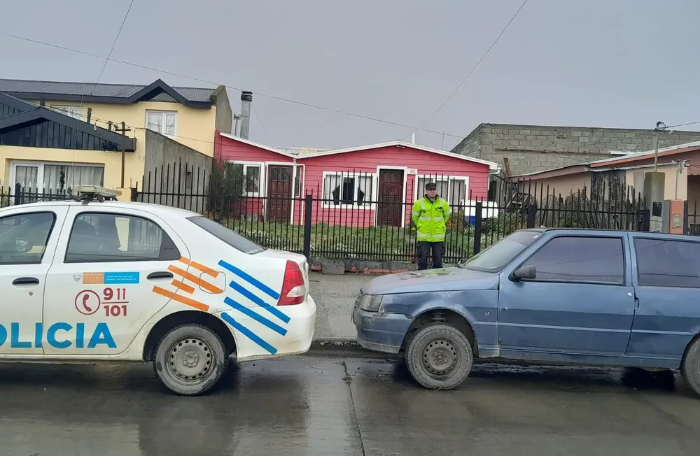 Allanamiento choque fuga