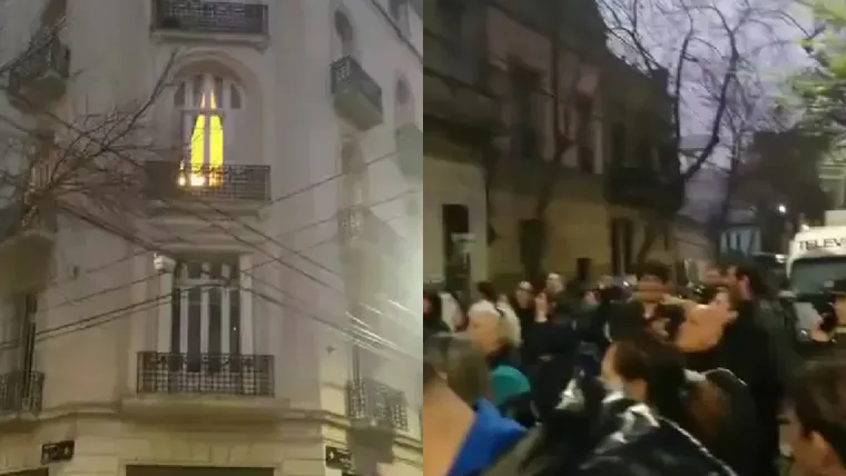 militantes-frente-la-casa-cristina-kirchner