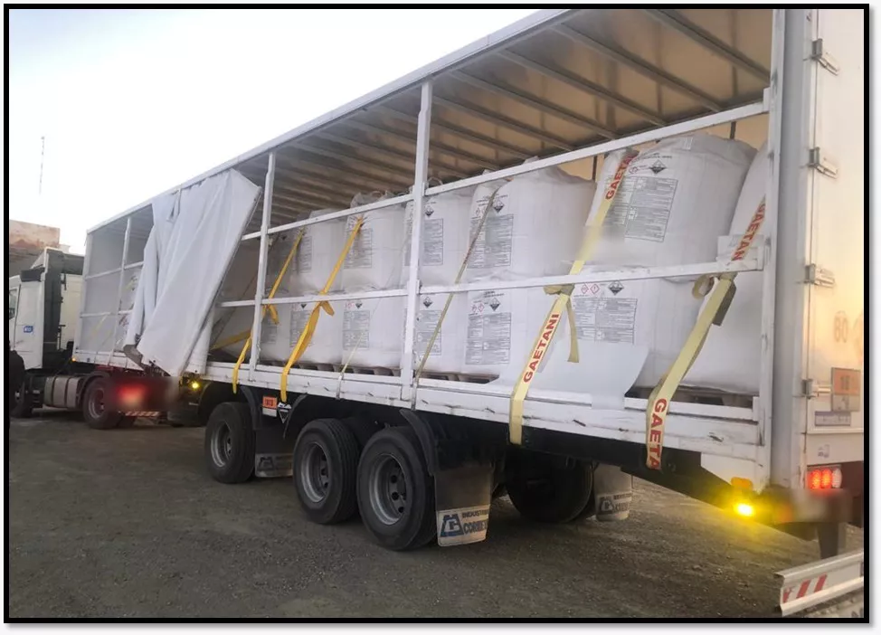 Camiones Químicos Incautados