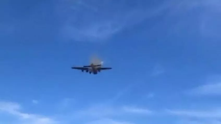 Choque de aviones