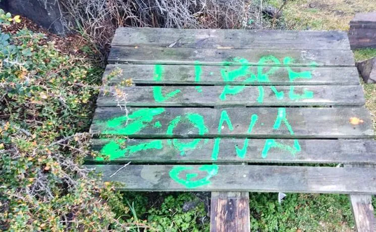 Vandalismo Río Valdez