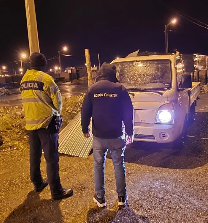 Robo de chapas, predio Municipal RG